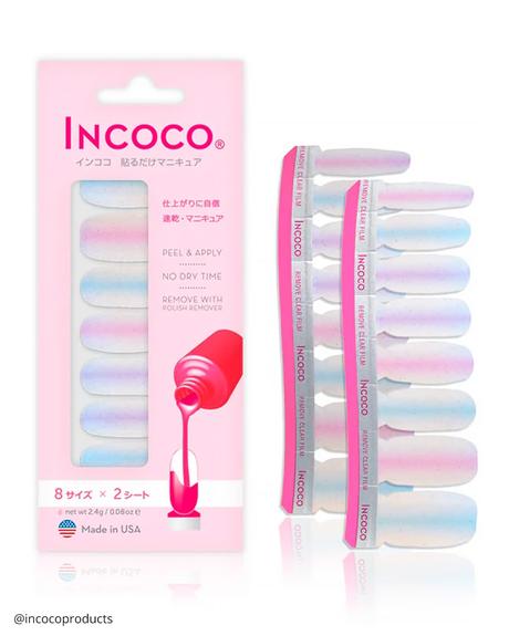 alternative to gel nails wraps pastel colors material incocoproducts