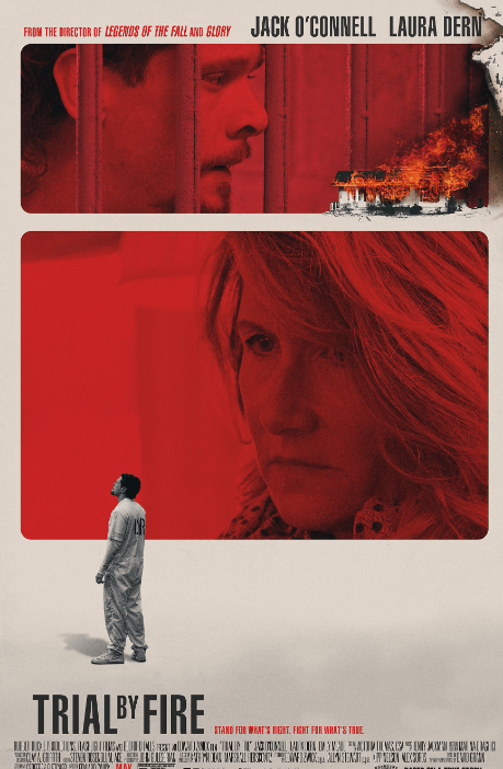 Cameron Todd Willingham's tragic story in Trial by Fire. See Emily Meade, Laura Dern, Jack O'Connell and Chris Coy in this movie.