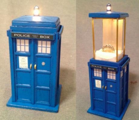 TARDIS Inspired Ring Box