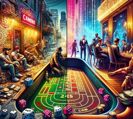 Ten Differences Between Street Craps and Casino Craps