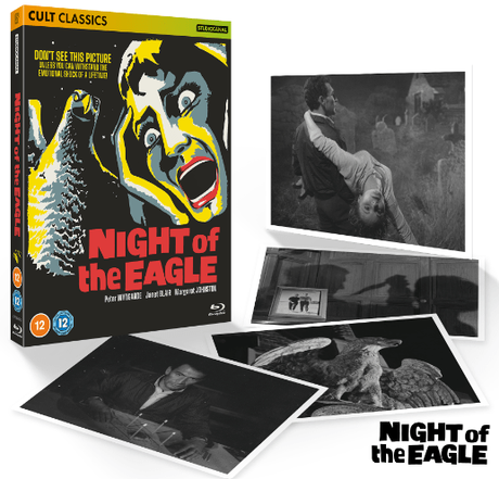 Experience the chilling supernatural horror of Night of the Eagle on Blu-ray, DVD & Digital. A restored classic featuring Peter Wyngarde and Janet Blair.