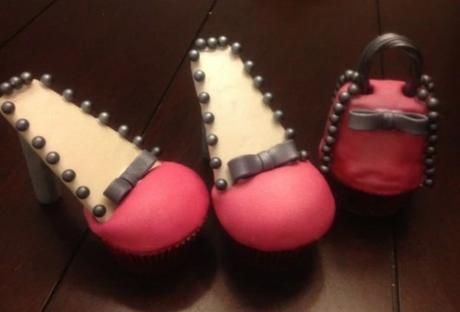 Pink High Heels Cupcakes