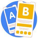 A/B Testing and Website Optimization: Ultimate Guide Split Testing Icon