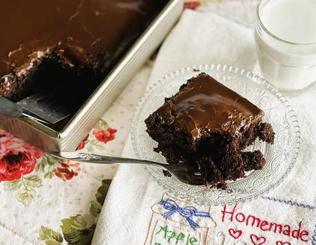 Chocolate Depression Cake