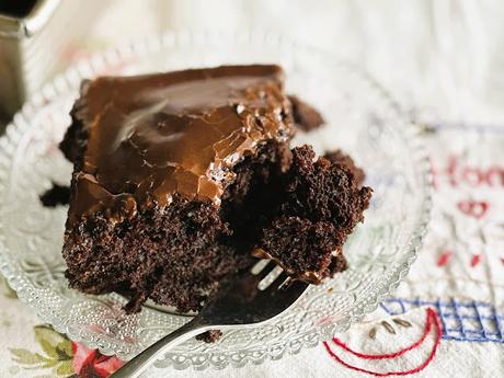 Depression Era Chocolate Cake