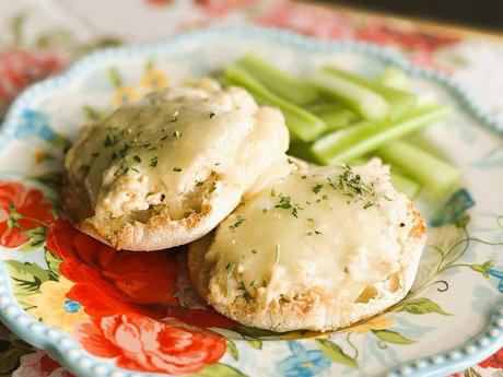 Horseradish Cheddar Tuna Melts