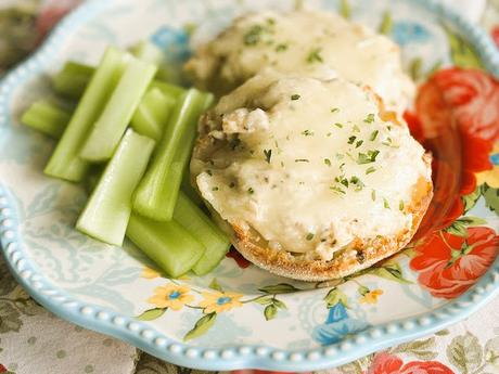 Horseradish Cheddar Tuna Melts