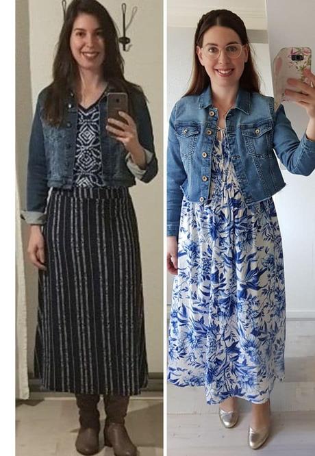 Denim jackets for post-mastectomy dressing