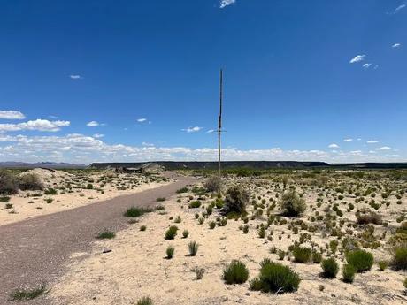 Our Pictures of Fort Craig #5 - Flag pole that looks like a ships mast