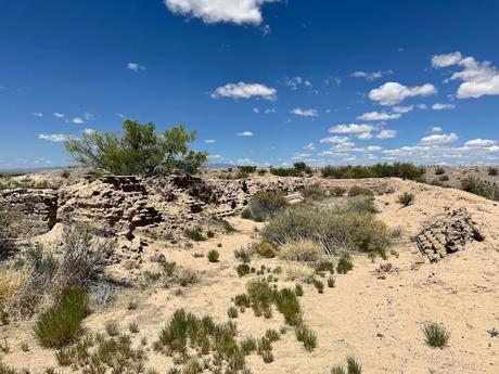 Our Pictures of Fort Craig #8 - Dry moat and fortifications