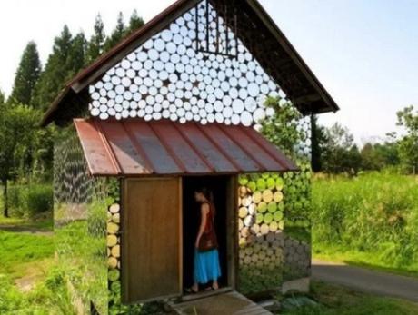 House covered in mirrors