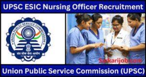 UPSC ESIC Nursing Officer Exam Date Notice 2024