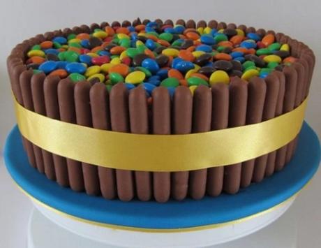 Chocolate Finger cake inspired by kit kat one