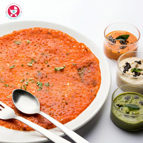 Tomato Dosa for Kids