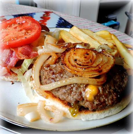 Inside Out Bacon Cheese Burgers