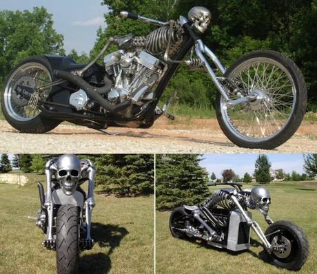 Skeleton Motorbike