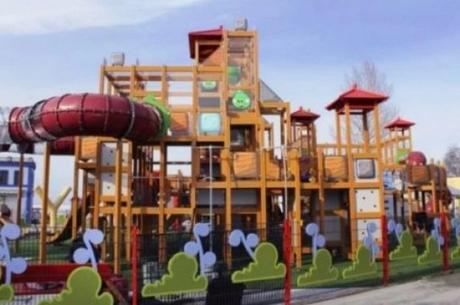 Angry Birds Style Children's Playground