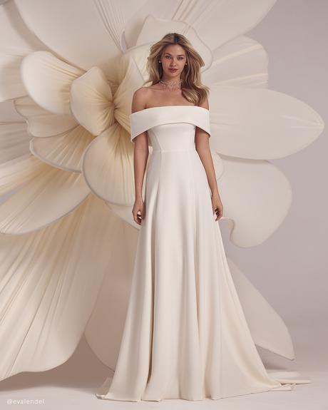 eva lendel wedding dresses simple off the shoulder a line poema