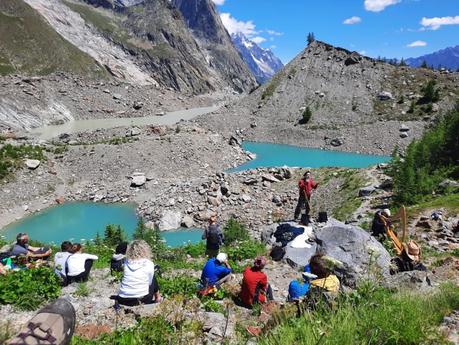 Celtica Valle d'Aosta 2022: Riccardo Taraglio introducing the festival on the shores of Lake Miage