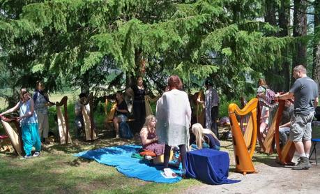 Celtica Valle d'Aosta: harp workshop