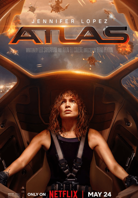 Read the movie review of Atlas: A captivating sci-fi thriller directed by Brad Peyton starring Jennifer Lopez and Simu Liu.