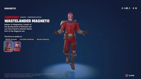 Wastelander Magneto Fortnite