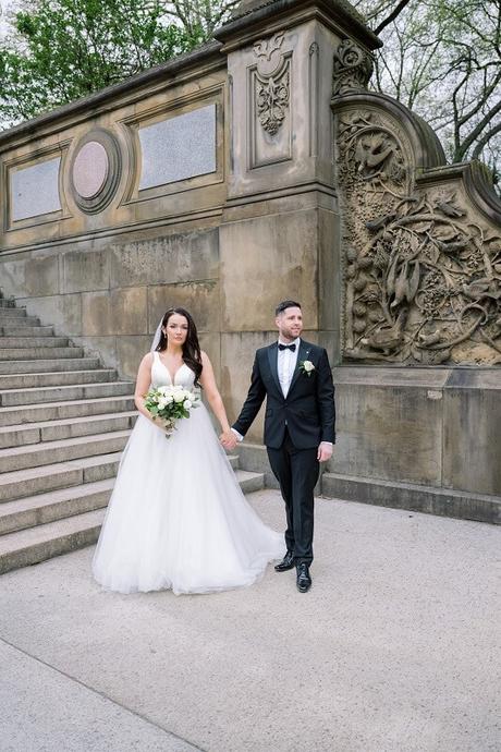 Emma and Rob’s Elopement Wedding in the Ladies’ Pavilion in April