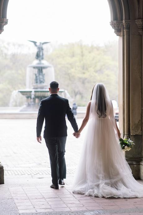 Emma and Rob’s Elopement Wedding in the Ladies’ Pavilion in April