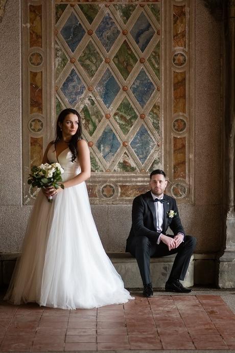 Emma and Rob’s Elopement Wedding in the Ladies’ Pavilion in April