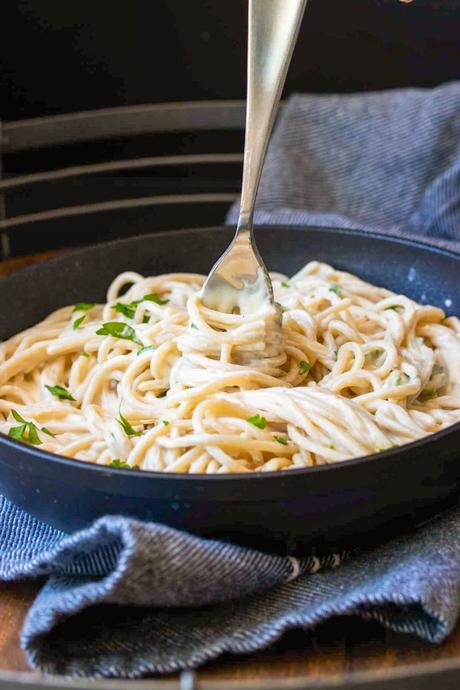 Vegan Fettuccine Alfredo Sauce Recipe