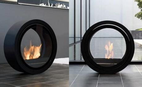 Roll Fire Ultra Modern Fireplace