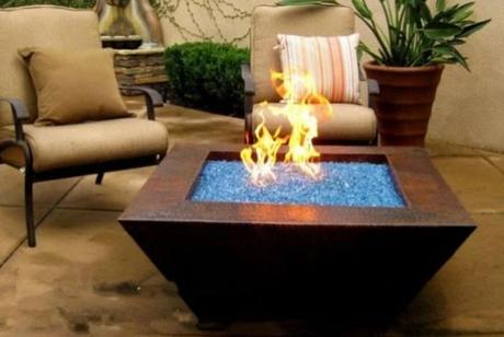 Fire Glass, Outdoor Fireplace