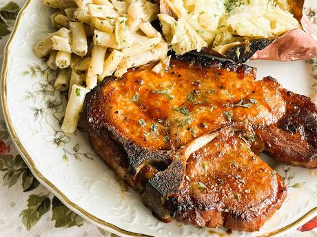 Oven Baked Saucy Pork Chops