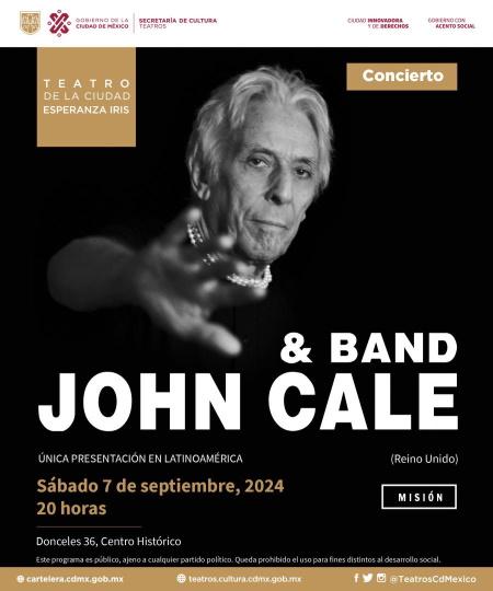 John Cale: show in Mexico City