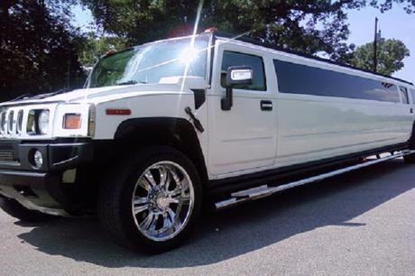 White Hummer Limousine