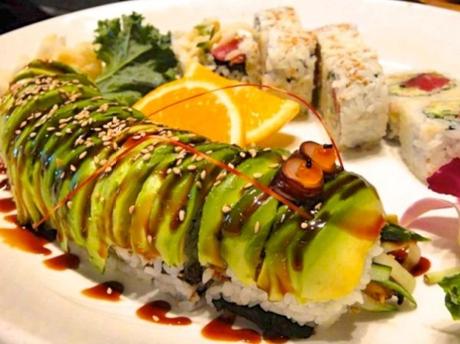 Caterpillar Avocado Roll