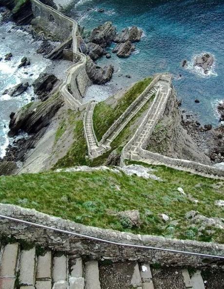 Staircase in Aketx, Basque County