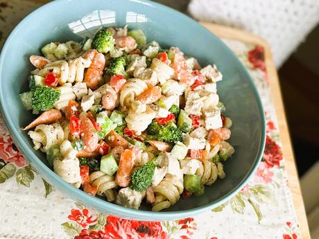 Chicken Parmesan Pasta Salad