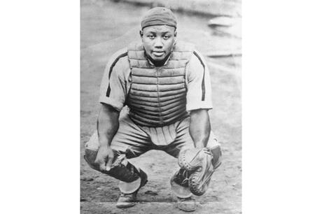 FILE - Baseball catcher Josh Gibson in an undated photo. Josh Gibson became Major League...