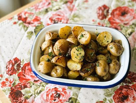 Easy Slow Roasted Greek Potatoes