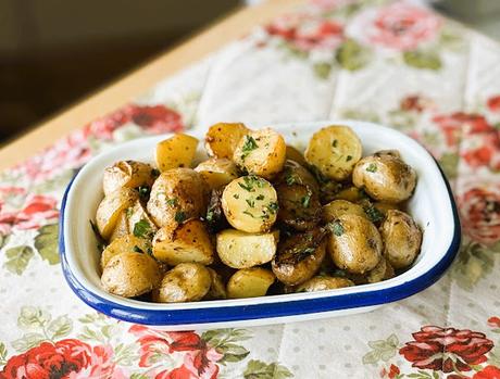 Easy Slow Roasted Greek Potatoes