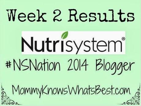 Week 2 on Nutrisystem | Results #NSNation #Spon