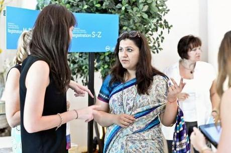 Women entrepreneurs at a networking even in New Delhi. (Photo: Wikimedia Commons)