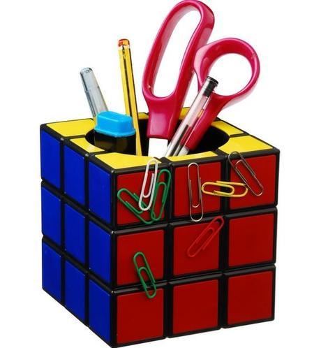 Rubik's Cube Inspired Desk Tidy