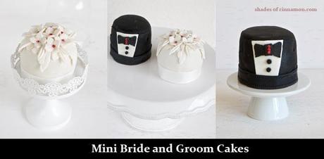 Bride and Groom Cakes
