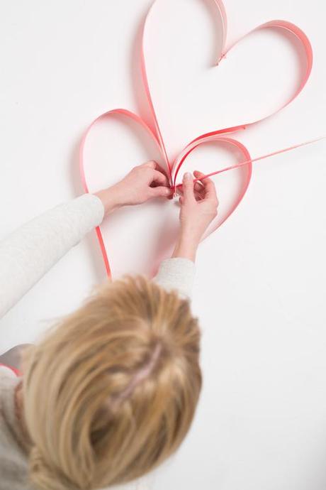 Oversized heart chain