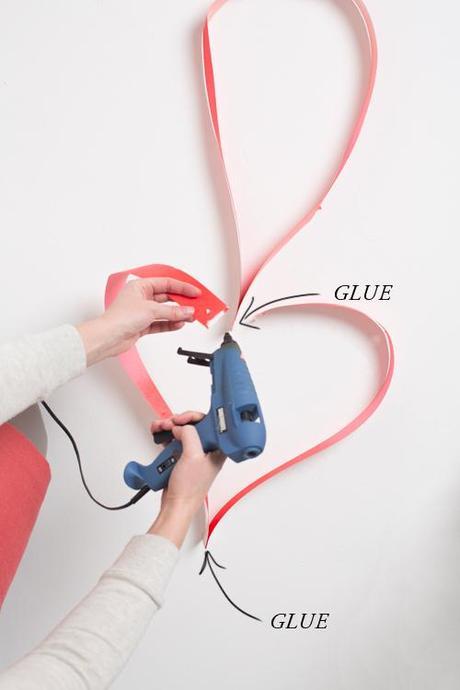 Oversized heart chain