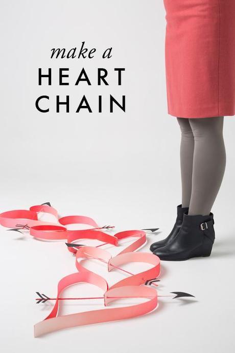 Oversized heart chain
