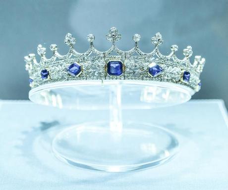 Queen Victoria's sapphire and diamond tiara, circa 1840