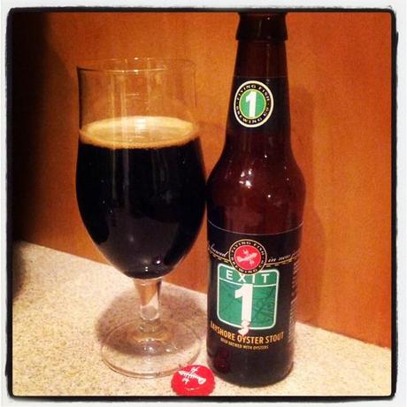 Exit 1 #oysterstout #beertography @jerseyfreshale damn good!